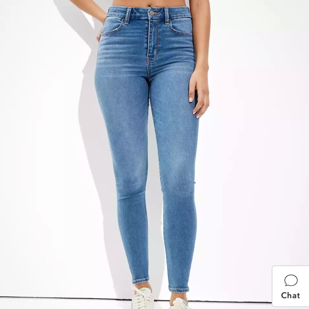 American eagle super high rise jeggings